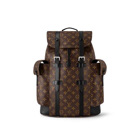 zaino monogram louis vuitton|Zaino Christopher MM Tela Monogram Macassar .